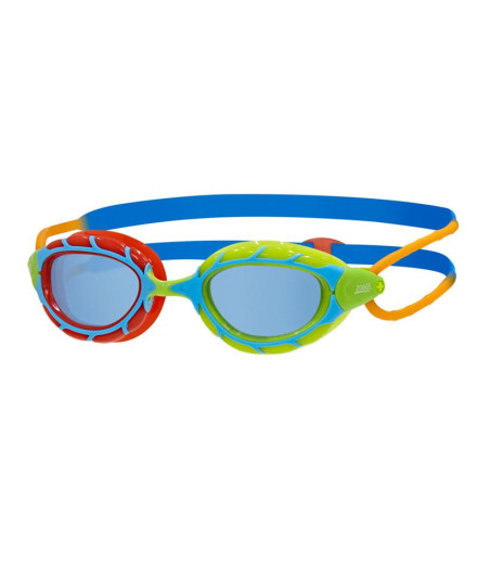 Lunettes de natation Zoggs Predator pour enfants Vert/Rouge