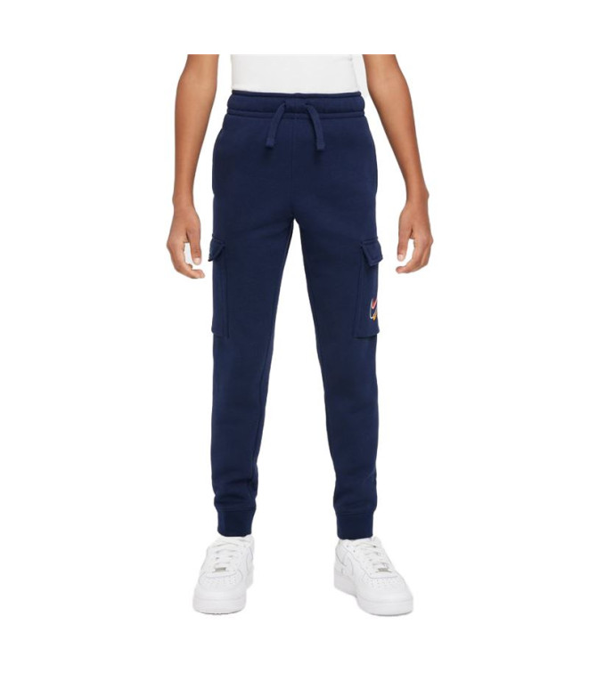 Pantalons Nike Enfant Bleu Sportswear