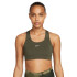 Brassiere de sport Nike Femme Dri-FIT Swoosh Vert