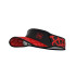 Visière ultralégère Compressport Spider Web Noir-Rouge.