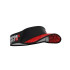 Visière ultralégère Compressport Spider Web Noir-Rouge.