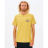 T-shirt Rip Curl Rayons et Hazed Tee Man Yellow
