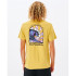 T-shirt Rip Curl Rayons et Hazed Tee Man Yellow