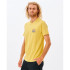 T-shirt Rip Curl Rayons et Hazed Tee Man Yellow