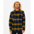 Chemise Rip Curl Count Flannel Hommes Bleu-Jaune