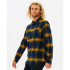 Chemise Rip Curl Count Flannel Hommes Bleu-Jaune