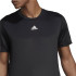 T-shirt à manches courtes adidas Aeroready HIIT Back 3S Hommes Noir