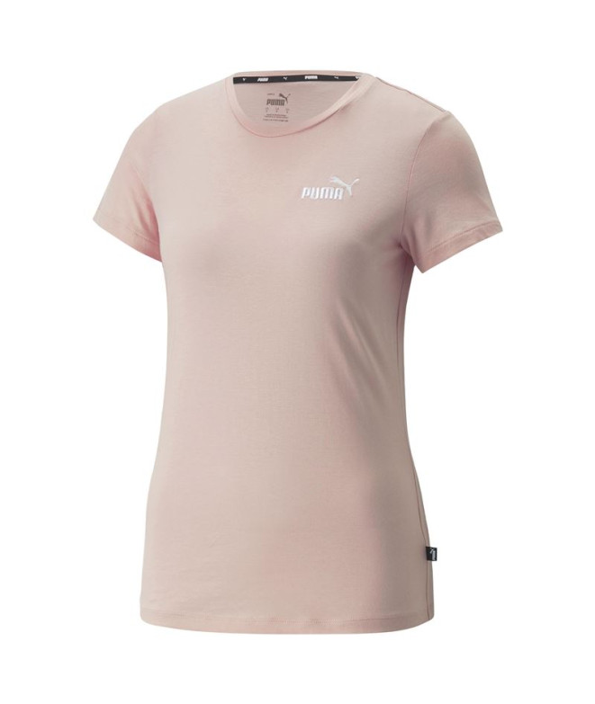 Puma Essentials+ T-shirt rose à broderie pour...