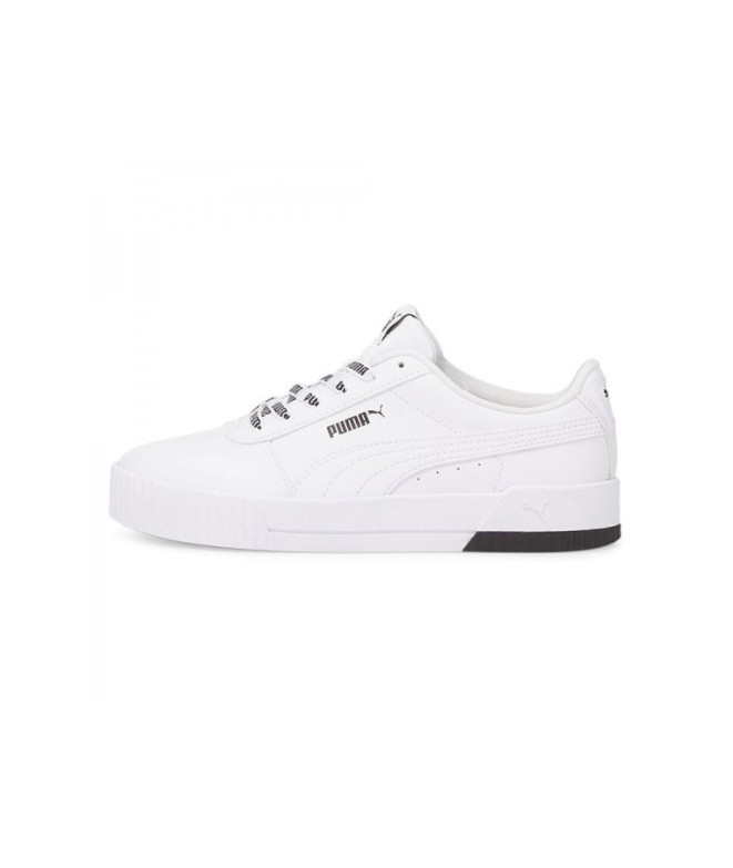 Chaussures Puma Carina Logomania W White