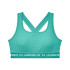 Brassiere de sport Under Armour Crossback Mid Hthr Green