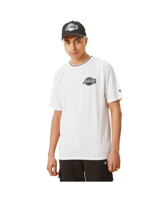 T-shirt New Era Los Angeles Lakers Graphic M Blanc