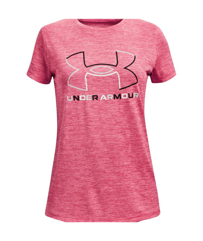 T-shirt Under Armour Tech BL Twist SS Girl Pink