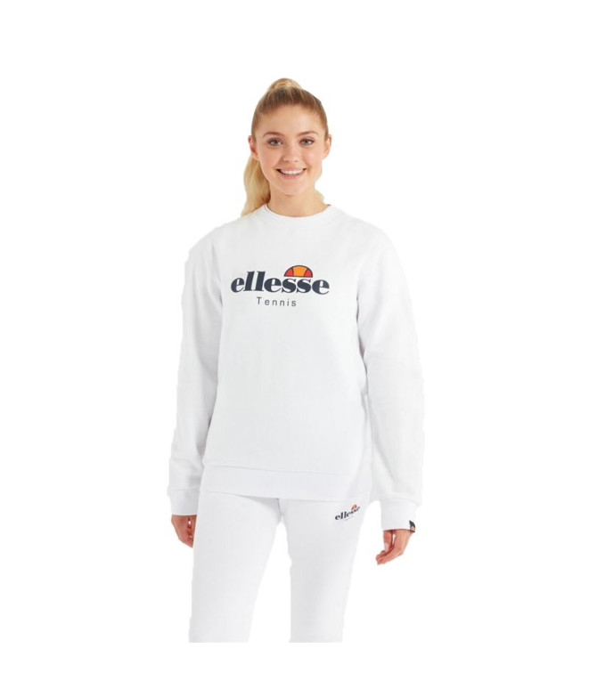 Sweat Ellesse Sweatshirt Pareggio Femme Blanc