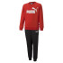 Survêtement Enfant Logo Puma No.1 rouge noir/blanc