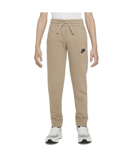 Pantalons Nike Enfant Polaire Sportswear Club Marron