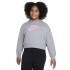Sweat Nike Fille avec Hood Sportswear Club Grey