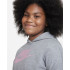 Sweat Nike Fille avec Hood Sportswear Club Grey