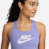 Brassiere de sport Nike Femme Dri-FIT Swoosh violet