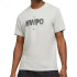 T-shirt fitness Nike Homme manches courtes Dri-FIT Hwpo Gris