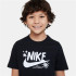 T-shirt Nike Enfant manches courtes Sportswear Noir