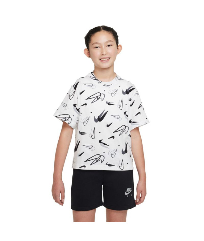 T-shirt Nike Fille manches courtes Boxy...