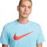 T-shirt Nike Sportswear Swoosh Homme Bleu