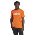 T-shirt adidas Homme Essentials Logo linéaire brodé Orange