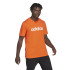 T-shirt adidas Homme Essentials Logo linéaire brodé Orange