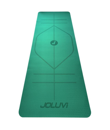 Tapi de yoga Joluvi Yoga alignement vert