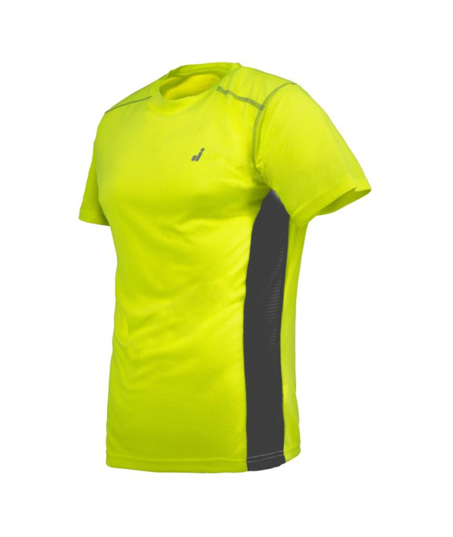 T-shirt running Joluvi jaune de Ultra Homme