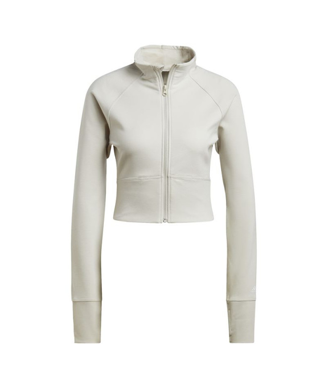 Veste de Yoga adidas Aeroready Studio Beige...