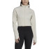 Veste de Yoga adidas Aeroready Studio Beige Veste de Yoga pour Femme