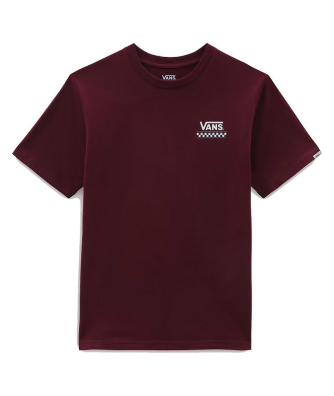 T-shirt rouge Vans Stackton Boy