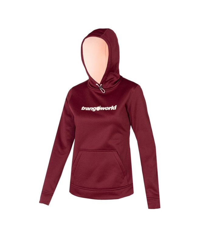 Sweat avec la capuche rouge de montagne...