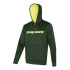 Veste montagne Trangoworld avec capuchon vert de Ripon Homme
