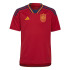 T-shirt football adidas rouge d'Espagne 22 Enfant
