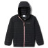 Columbia Girl's Powder Lite Hooded Mountain Jacket Noir