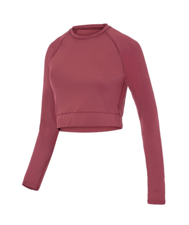 T-shirt de fitness Joluvi Mavi Long Rosa Femme