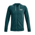 Veste turquoise Under Armour Rival Terry Man