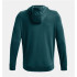 Veste turquoise Under Armour Rival Terry Man