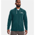 Veste turquoise Under Armour Rival Terry Man