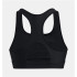 Brassiere de sport Under Armour heatGear Mid noir Femme