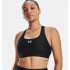 Brassiere de sport Under Armour heatGear Mid noir Femme