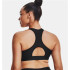 Brassiere de sport Under Armour heatGear Mid noir Femme