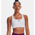 Brassiere de sport Under Armour heatGear Mid blanc Femme
