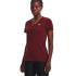 Top d'entraînement rouge Under Armour Tech™ Twist Women's