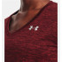 Top d'entraînement rouge Under Armour Tech™ Twist Women's