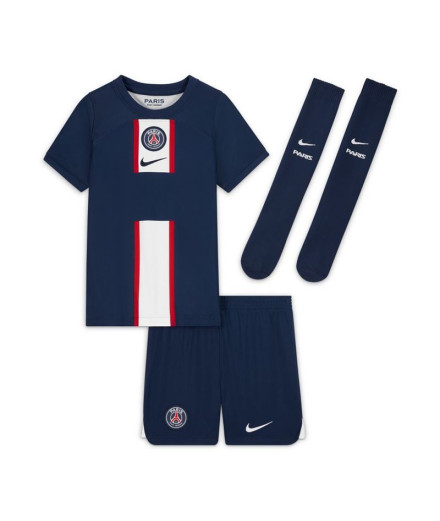 Ensemble football Nike du premier kit bleu du Paris...