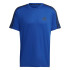 Top d'entraînement adidas Aeroready Designed To Move 3 Stripes Hommes bleu
