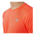 T-shirt running New Balance de Accelerate Orange Homme